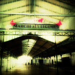 Photographie du marchés aux légumes à Chartres, lieu emblématique et historique.