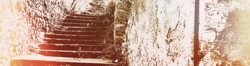 Photographie de la ville des lépreux sur l'ile de Spinalonga en Crète.