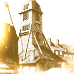 photographie représentant l'église en bois de Honfleur