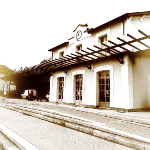Photographie de l'ancienne gare de Bagnole de l'Orne