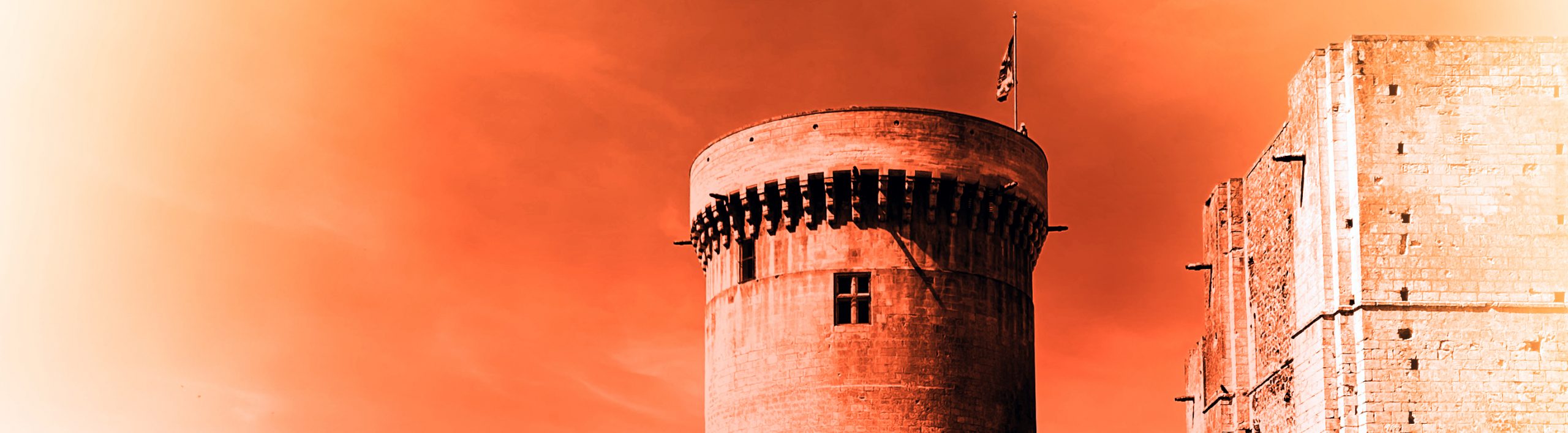 Photographie de la tour du château de Falaise